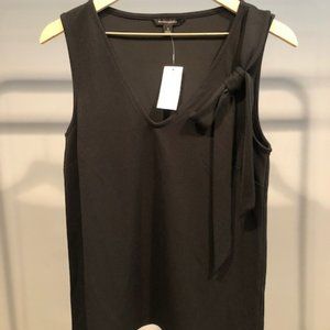 Banana Republic Black Sleeveless Top with Front Bow